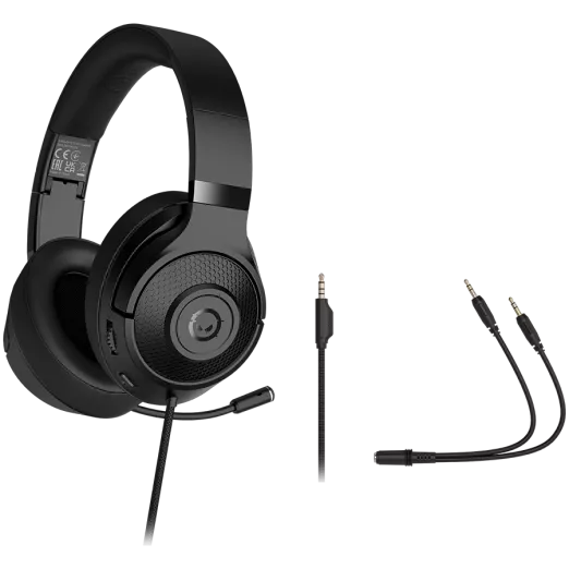 LORGAR Auriculares Gaming Diadema NOAH 101 Negro