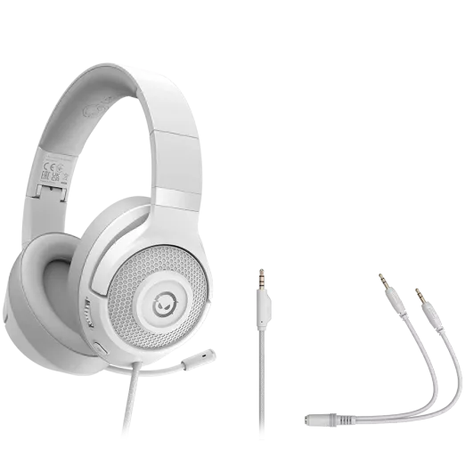 LORGAR Auriculares Gaming Diadema NOAH 101 Blanco